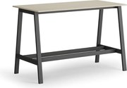 Vysoký barový stôl, 1600 x 800 mm, breza