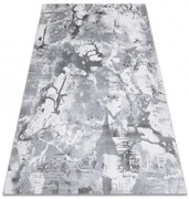 Koberec AKRYL VALS 0A046A C53 78 jasný sivý / tmavo sivý
