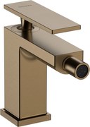 Hansgrohe Tecturis E, bidetová páková batéria s odtokovou súpravou s tiahlom, kartáčovaný bronz, HAN-73200140