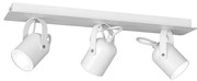 Bodové svietidlo Pico, 3x biele kovové tienidlo, w