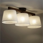 Brilagi - Prisadený luster LATTE 3xE27/15W/230V borovica/biela