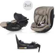 Súprava autosedačky EasyGo Buz Xtd Pro a Buz Pro Body 2 v 1 Taupe