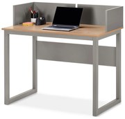 Stolík s obrubou po bokoch, sivý