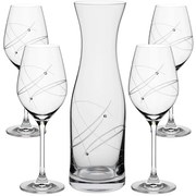 Celebration crystals CRYSTALS MODERN set na víno (1 + 4)