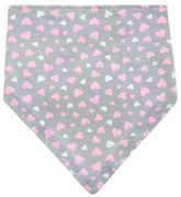 AKUKU Dojčenská šatka na krk podbradník Akuku Srdiečka