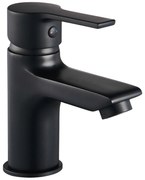 Invena Bralos, umývadlová batéria h-134, čierna matná, INV-BU-07-004-A
