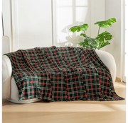 Mikroplyšová deka GLENMOORE, zelená Rozmer: 160 x 200 cm