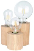 Spot-Light 2266374 - Stolová lampa VINCENT 3xE27/15W/230V dub
