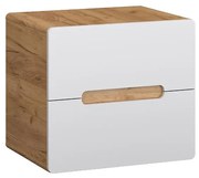 Skrinka Bronx 60 (doska) dub craft-biely