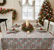 Obrus bavlnený, Vianočná vločka 120 x 140cm obdĺžnik