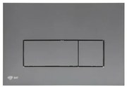 Ovládacie tlačidlo SAT plast gun metal mat SATATGM-M