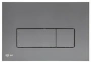 Ovládacie tlačidlo SAT plast gun metal mat SATATGM-M