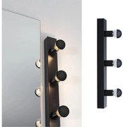 Paulmann 80097 - 3xE14/40W IP44 Kúpeľňové osvetlenie zrkadla REGULA 230V čierna