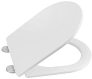 Aqualine Aqualine, ISABELLA WC sedátko, Soft Close, Easy Take, biela, ES8516