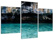 Obraz vody a skál (90x60 cm)