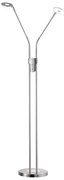LED stmievateľná stojacia lampa v striebornej farbe (výška 150 cm) Dent – Fischer &amp; Honsel