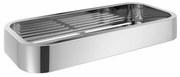 GEDY 3218 Smart polica do sprchy, 24,1 x 3 x 11,1 cm, strieborná