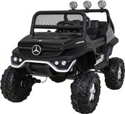 Ramiz Mercedes Benz Unimog pre deti Čierna + Terrain 4x4