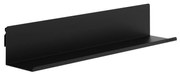 Poličky na stenu JOANNE 700 mm, čierna