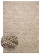 Koberec Arc 3D Romby béžový