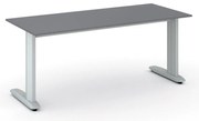 Kancelársky písací stôl PRIMO FLEXIBLE, 180x80 cm, grafit