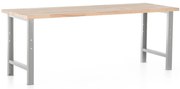 Dielenský stôl Basic 220 x 80 cm, sivá