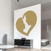 Drevený obraz Láska - romantická silueta v srdci I SENTOP PR0436