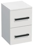 Kúpeľňová skrinka nízka Naturel Cube 32,5x51x33 cm biela lesk CUBE2N32BL