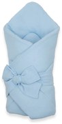 Mušelínová šnurovacia zavinovačka New Baby blue