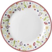 Plytký tanier Shanti 27 cm, farebné kvety%