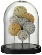 Sklenené dekoratívne ťažítko s hodinami S - 22 * ​​15,8 * 28,5 cm