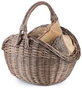 Kôš krbový prútený Provence s jutou Camino III.š. 60 x hl. 45 x v. 28/43(cm)