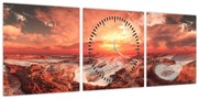 Obraz - Mars (s hodinami) (90x30 cm)