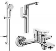 Mexen Milo DF40 vaňová súprava, chrómová - 713153DF40-00