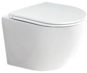 Mereo Mereo, WC závesné kapotované, RIMLESS, 490x370x360, keramické, vr. sedátka CSS113S, MER-VSD82S