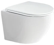 Mereo Mereo, WC závesné kapotované, RIMLESS, 490x370x360, keramické, vr. sedátka CSS113S, MER-VSD82S