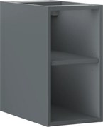 Mexen Box-A, otvorená skrinka s policou 25 cm, grafitová matná, 91AX2-0250-470-0-66
