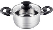 Lamart LEGER Nerezový hrniec LTB1695 160 mm 1,9 l so sklenenou pokrievkou, pr. 16 cm