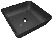 Indera Tantum Black 62955 Umývadlo z prírodného kameňa