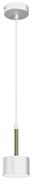 Luster na lanku ARENA 1xGX53/11W/230V biela/zlatá