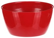 Keramický obal na kvety Terakota, pr. 15 cm, červená