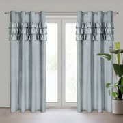 ZATEMŇOVACÍ ZÁVES NA KRÚŽKOCH SAMI 140X250 CM STRIEBORNÁ