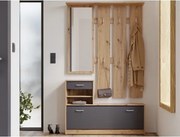 Predsieňová stena Vincent, dub artisan/antracit%