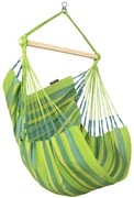 La Siesta Závesné kreslo Domingo, nosnosť: 130 kg, polyester, molitan, bambusové drevo