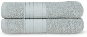Svetlosivé froté bavlnené osušky v súprave 2 ks 70x140 cm – Good Morning