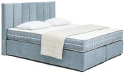 Modrá boxspring posteľ 160x200 cm Olia Bold Line – Bonami Selection