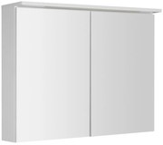 Aqualine Aqualine, KAWA STRIP Galérka s LED osvetlením 90x70x22cm, biela, WGL90S