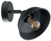 Nástenné bodové svietidlo FAUN 1xE27/60W/230V čierna