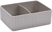Kozmetický organizér Stripe hnedá, 16 x 12 cm