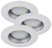 Rabalux LED zápustné bodové svietidlo Lite 3x3W | 720lm | 3000K | IP40 - set 3 svietidiel, kruhové